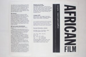 AFRICAN FILM