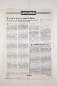 BLACK CINEMA RE-DEFINED