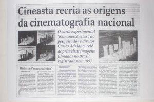 CINEASTA RECRIA AS IMAGENS DA CINEMATOGRAFIA NACIONAL