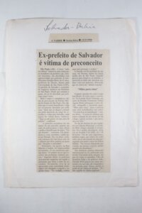 EX-PREFEITO DE SALVADOR É VÍTIMA DE PRECONCEITO