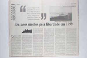 ESCRAVOS MORTOS PELA LIBERDADE EM 1799