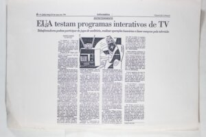 EUA TESTAM PROGRAMAS INTERATIVOS DE TV