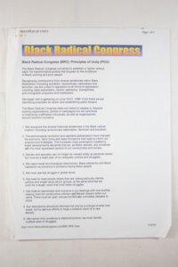 BLACK RADICAL CONGRESS