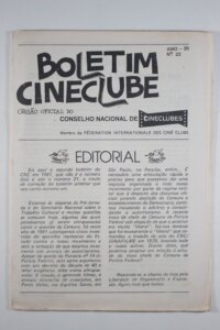 BOLETIM CINECLUBE 1981