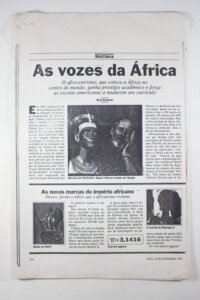 AS VOZES DA ÁFRICA